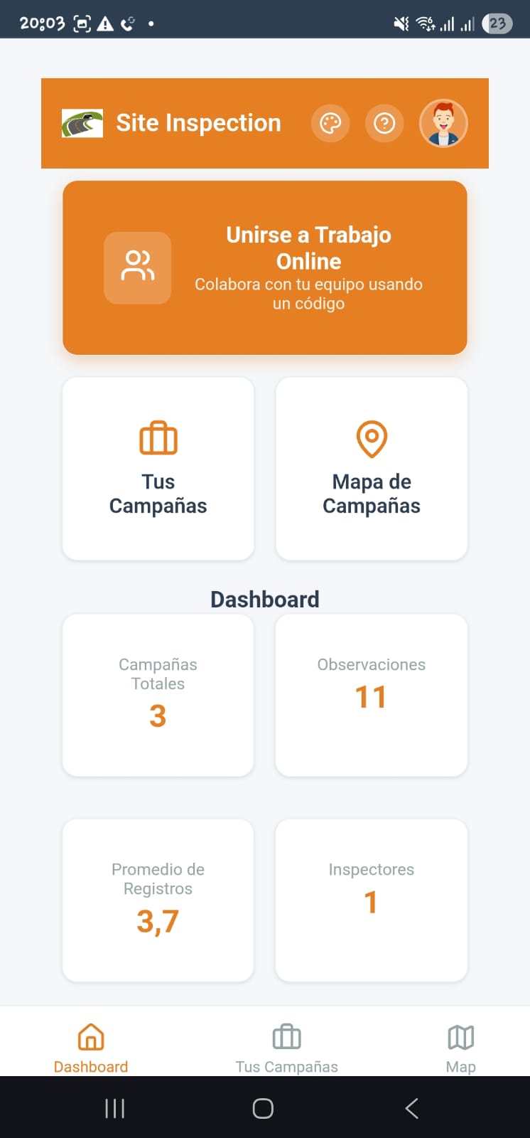 TerreNote Dashboard
